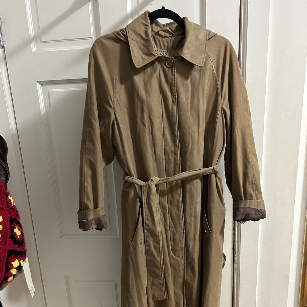 Vintage London Fog Trench with Removable Hood